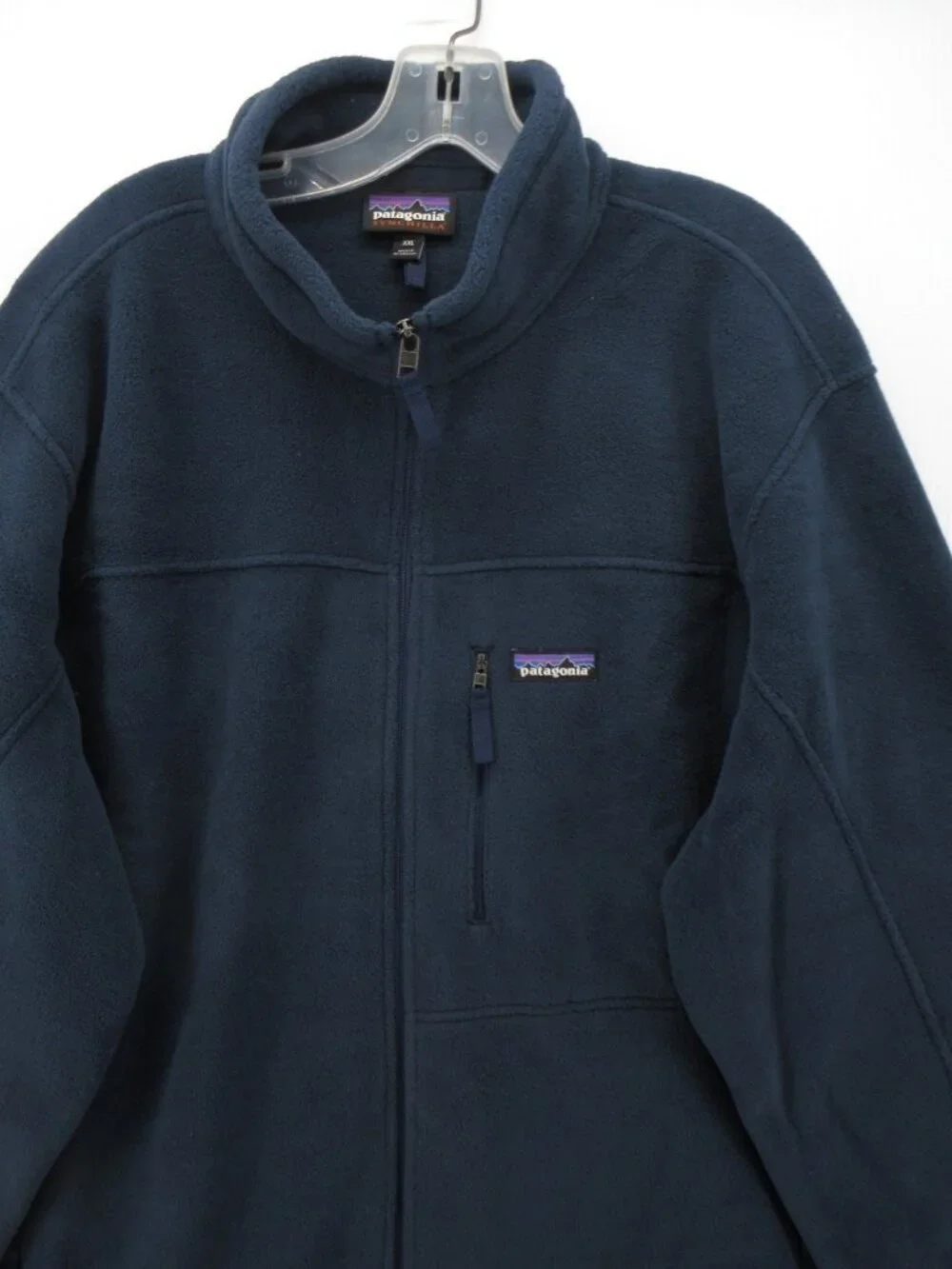 Patagonia Synchilla Jacket XXL Navy Fleece Coat Full Zip Classic 2018